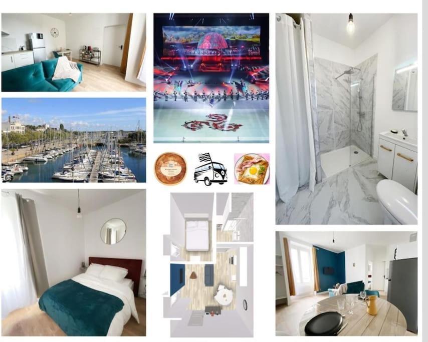 Ferienwohnung Lorient T2 , Hypercentre , Fibre ,Gare Exterior foto